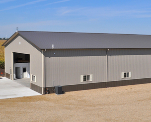 Conception de hangar industriel, structure en acier préfabriquée moderne, entrepôt de <span class=keywords><strong>grande</strong></span> taille par la marque - Product Image 1
