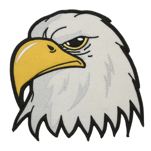 De alta calidad de la venta al por mayor de chaqueta parches cabeza de águila parche para Varsity chaqueta Denim chaqueta parche JP-0002 - Product Image 1