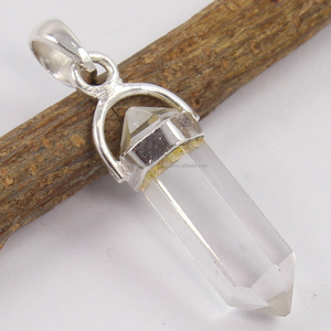 Nouveau design personnalisé fait à la main en argent Sterling 925 guérison Reiki pendentif pointu cristal naturel ONYX pierre précieuse - Product Image 2