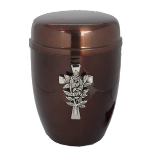 Urna de cremación metálica para cenizas humanas, urna de cremación europea económica, urna metálica funeraria económica, mejor precio. - Product Image 6