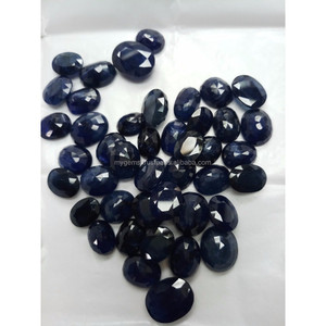 Zafiro Azul Natural 100% Relleno de Vidrio, Gema Suelta Tallada, Piedra Azul Intenso de Alta Calidad para Joyería, Uso Elegante - Product Image 3