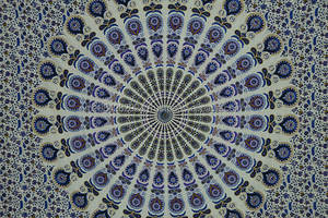 Vente en gros, impression numérique personnalisée, tapisserie murale en polyester avec mandala hippie indien Boho pour décoration intérieure - Product Image 3