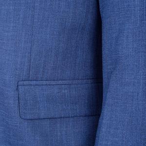 Traje Formal de Negocios Azul para Hombre, Diseño Personalizado de Steve & James, con Tela de Lana Merino - Servicio OEM - Product Image 4