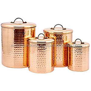 กล่องทองแดงตีขึ้นรูปสำหรับเก็บภาชนะบนโต๊ะอาหาร 500 มล. - Product Image 1