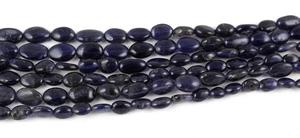Piedras preciosas de iolita Natural de grado AAA de alta calidad, cuentas de forma ovalada azul suave, 1 hebra para joyería hecha a mano, venta al por mayor - Product Image 3