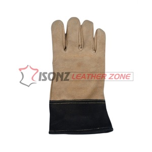 Guantes de Soldadura de Cuero Genuino ISONZ Leather Zone EN 388 Anti-Corte Anti-Impacto (Nivel 3) Resistentes al Fuego Sin Forro 1.2mm de Grosor - Product Image 5
