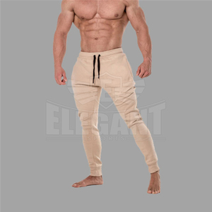 ชุดวอร์มเข้ารูปแบบมีซิปสำหรับผู้ชายชุดวอร์มผ้าฟลีซเนื้อเรียบติดโลโก้ตามสั่ง - Product Image 3