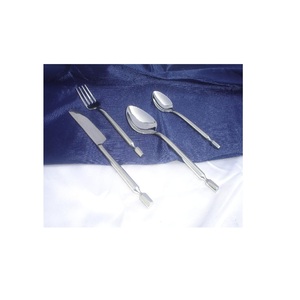 Ensemble de couverts en acier inoxydable poli or/miroir en vrac moderne de qualité supérieure, fourchette de cuisine cuillère couteau couverts Designer ensemble de 4 pièces - Product Image 3