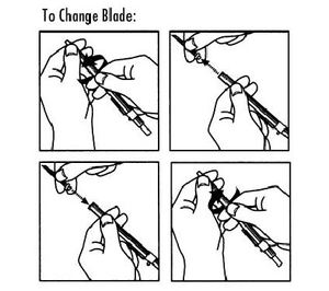 MADE in TAIWAN Precision Craft <b>Tools</b> Retractable Blade Art Hobby Craft <b>Knife</b> - Product Image 4