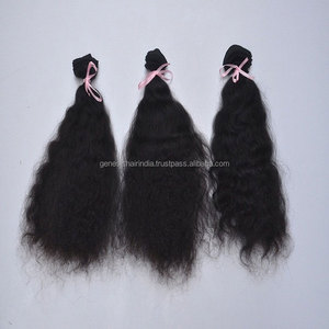 Cabello humano 100% natural, negro, virgen, indio, 30, 32 pulgadas - Product Image 3