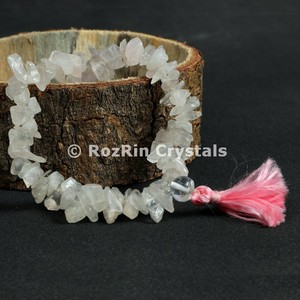 Bracelets en Quartz Rose clair avec pierres précieuses - Product Image 1