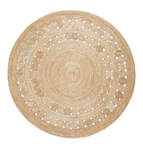 Hand Woven Hemp Rug Carpet <b>Large</b> Size Customizable Fiber Jute <b>Floor</b> Mat Low Pile Height Thick Style Well Packed for Prayer - Product Image 1