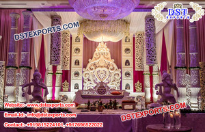 Exclusivo musulmán recepción etapa decoración árabe boda escenario decoración boda escenario - Product Image 4