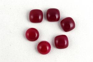 Magnifique lisse forme ronde et carrée calcédoine naturelle Cabochons de pierres précieuses en vrac MGenuine Top qualité en gros - Product Image 2