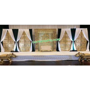 Paneles de puerta de fibra para decoración de escenario, conjunto de escenario de boda, estilo asiático, novedad - Product Image 1
