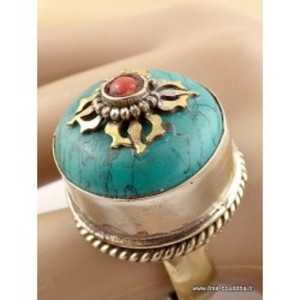 Anillos de dedo de metal tibetano - Product Image 3