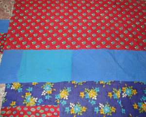 Moda al por mayor indio hecho a mano Kantha edredón colcha manta decorativa Patchwork algodón relleno tiro - Product Image 2