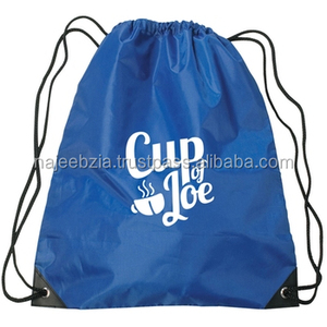 Colorful logo Printed Promotional Cheap Sport Drawstring Bag - Product Image 1