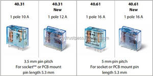 Finder Relay 40.52.9.024.0000 (8A 250V, tensión de la bobina 24VDC) 40series 100% a estrenar - Product Image 6