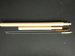 Natural and organic <b>bamboo</b> <b>straw</b> set <b>bamboo</b> <b>straw</b> with brush - Product Image 4