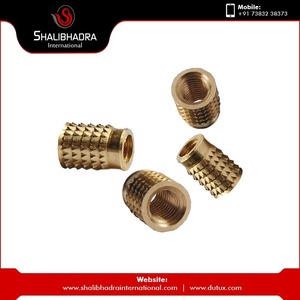 Insert multi-usage en laiton de qualité supérieure, finition nickelée dorée, écrou de haute qualité, fabricant indien, vente en gros - Product Image 5