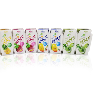 Caja de embalaje de zumo de frutas, envase de 200ml, sursop, de la mejor bebida OEM de VietNam - Product Image 3
