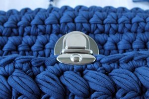 Bleu marine sac de fil - Product Image 4