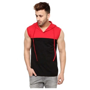 Camiseta sin mangas de gimnasio personalizada para hombre, top de punto informal de talla grande con decoración bordada, transpirable y al por mayor - Product Image 1