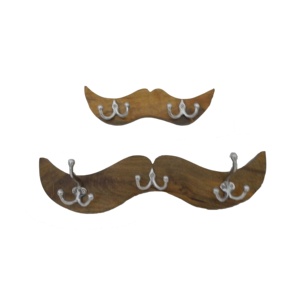 Modern Style Metal <b>Hanging</b> Wall <b>For</b> Home Wall Decoration Wooden Base Wall Hook Set Custom Shape Towel & Bag <b>Hanging</b> Wall Hook - Product Image 2