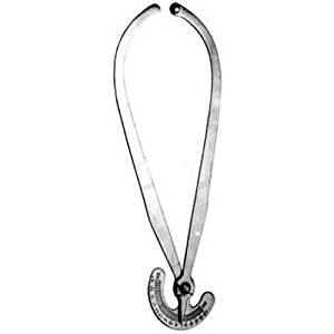 Collin Pelvimeter, Pince à épiler chirurgicale obstétricale 35 cm, manuelle, en acier inoxydable, certifiée CE, instrument médical de classe I - Product Image 5