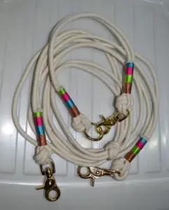 波西米亚狗绳牵着皮带和衣领棉质
