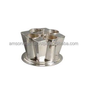 Gran calidad Barware productos enfriador de vino cubo antiguo holandés decoración del hogar aluminio brillante pulido cubo de hielo con mango - Product Image 3