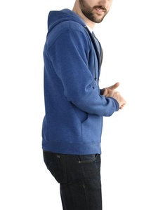 Fabricante al por mayor Anti-Shrink sudadera de lana de punto de alta calidad impresa para hombre Zip Crop con capucha de talla grande para el invierno - Product Image 6