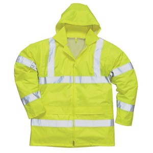 Sweat à capuche de sécurité micro polaire réfléchissant haute visibilité pour hommes, imperméable, respirant, antistatique, anti-poussière, thermique, en polyester - Product Image 4