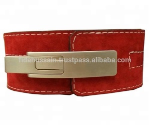 Ceinture à levier d'haltérophilie en cuir suédé Ceinture à levier en cuir de conception personnalisée pour ceintures d'haltérophilie unisexes - Product Image 3