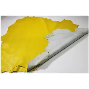 BRIGHT YELLOW leather | Lamb Skin Napa Soft Leather Finest Quality Wholesale Sheep Hide