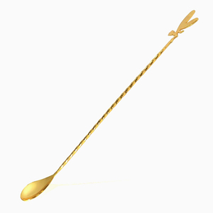 Cuillère de bar en métal avec ailes de libellule - Product Image 1