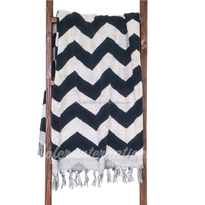 Toallas turcas Zigzag Chevron Handloom, venta al por mayor, Colección Handloomed gruesa de lujo.. - Product Image 4