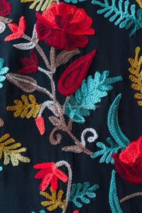 เดรสสไตล์วินเทจของผู้หญิงเดรสสั้นสำหรับดินเนอร์งานราตรีผ้าแคชเมียร์ปักลายลูกไม้ตรงสุดคลาสสิกงานค็อกเทล - Product Image 5