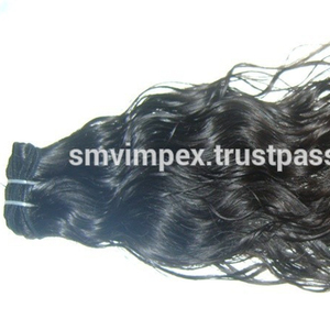 100% meilleure qualité indienne vierge bouclée sans perte d'extension de cheveux crus. Tissage de cheveux humains Remy sans perte - Product Image 3