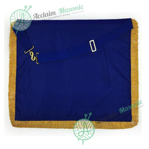 Mandil Masónico de Cuero de Cordero, Mandil de Vestimenta Completa Estilo Provincial, Mandil de Regalia Masónica al por Mayor, Regalia de la Francmasonería - Product Image 2