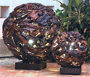 Driftwood <b>Ball</b> <b>Lamp</b> - Product Image 1