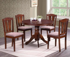 Conjunto de comedor redondo, barato, Malasia - Product Image 1