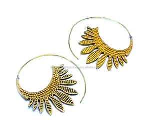 Art Design Simple Jewelry Boucles d'oreilles élégantes en spirale pour femmes - Product Image 2