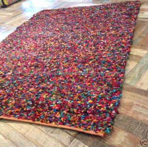 Alfombras Chindi de Algodón Tejido - Antideslizantes, Tamaño Personalizado - Product Image 1
