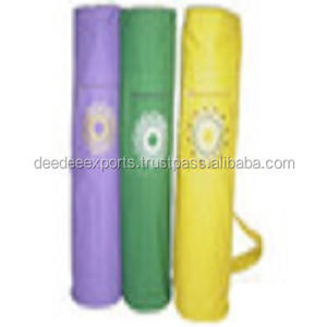 Sac polochon en tissu de coton imperméable OEM de haute qualité pour tapis de yoga couleur/taille personnalisée marque privée bas prix disponible inde - Product Image 5