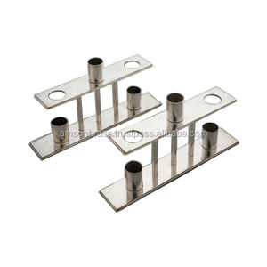 Bougeoir de décoration de mariage fait à la main de luxe candélabre bougeoir à 3 piliers en fil de fer pour la décoration de bar - Product Image 4