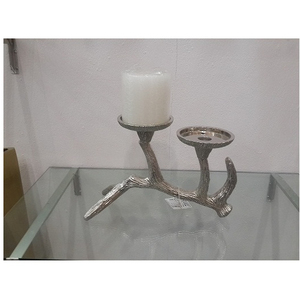 Soporte de dos brazos para pilar, dorado - Product Image 2