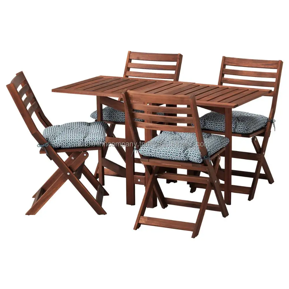 6 sandalye açık alan yemek seti/veranda yemek seti/ahşap yemek mobilyaları