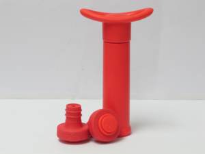 <b>Wine</b> Saver <b>Pump</b> Reusable Plastic Stopper for <b>Wine</b> Bottle Preservation Modern Bar Accessory - Product Image 2